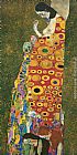 Gustav Klimt Canvas Paintings - Die Hoffnung II